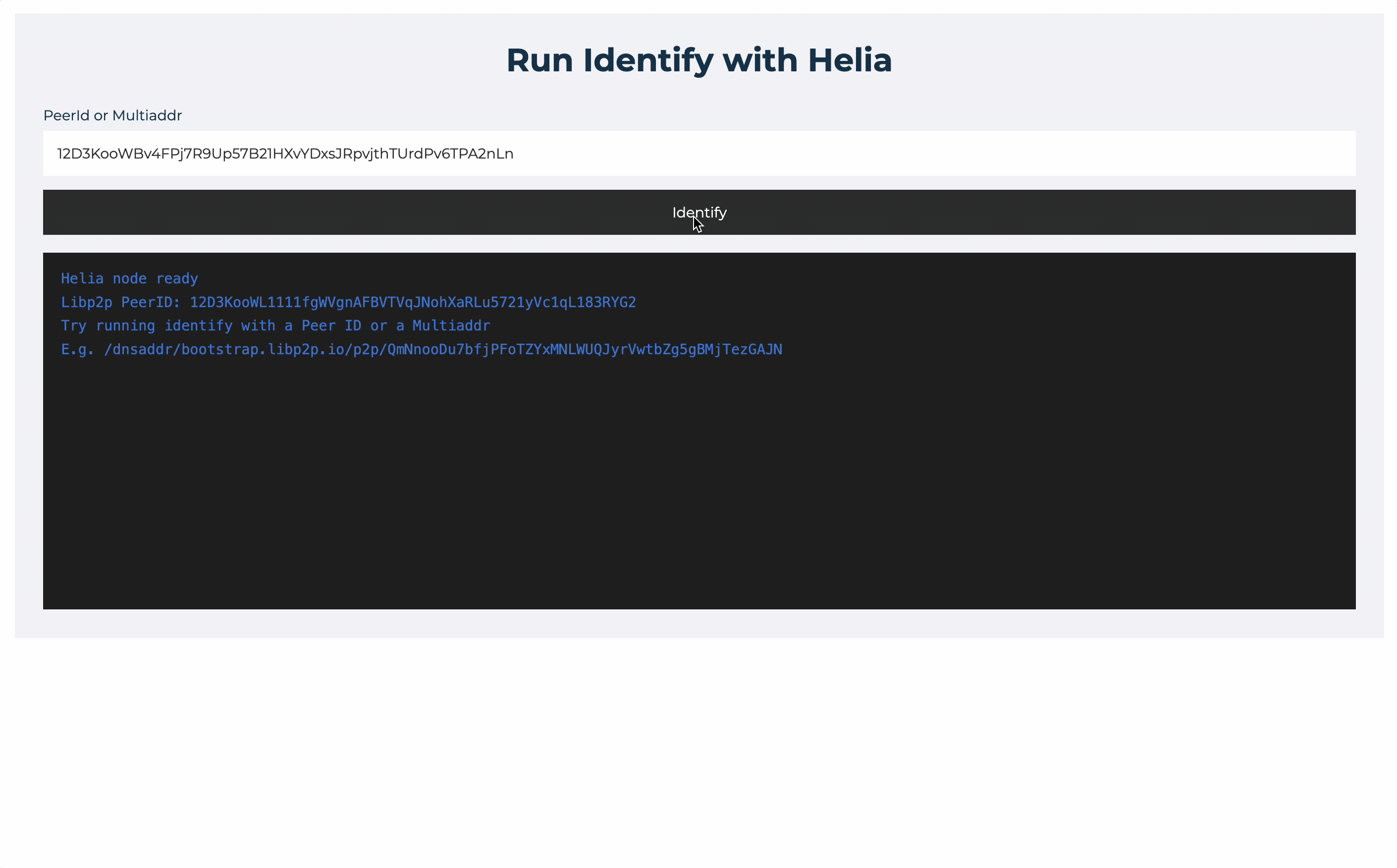 helia identify